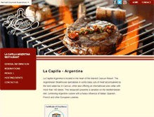 Tablet Screenshot of lacapillaargentina.com